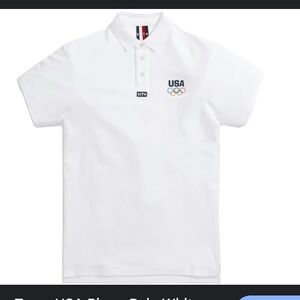 Kith White USA Olympic Polo